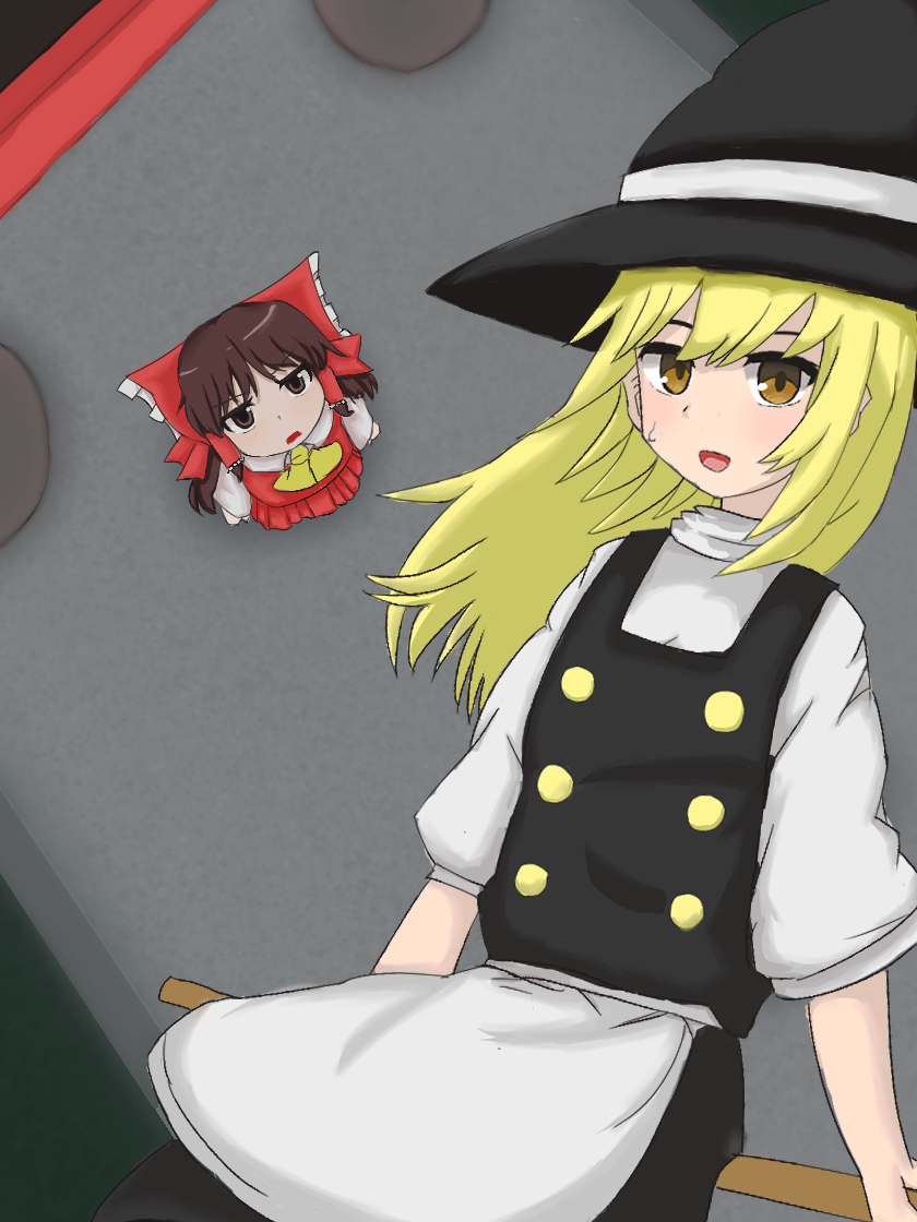 霊夢と魔理沙